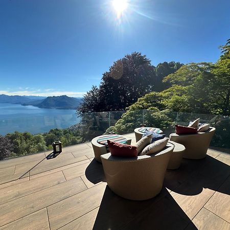 Private Luxury Spa & Silence Retreat With Spectacular View Over The Lake Maggiore Stresa Eksteriør bilde