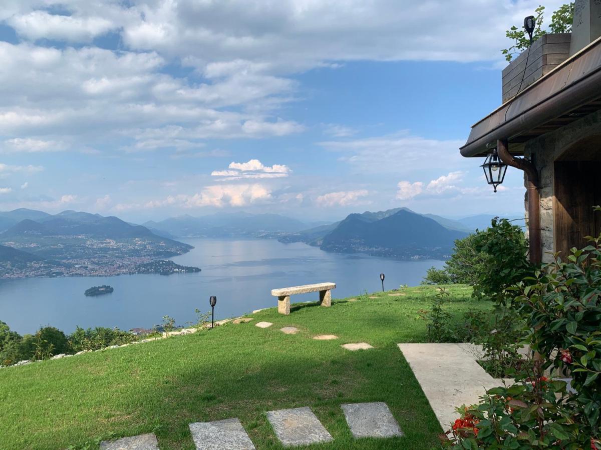 Private Luxury Spa & Silence Retreat With Spectacular View Over The Lake Maggiore Stresa Eksteriør bilde