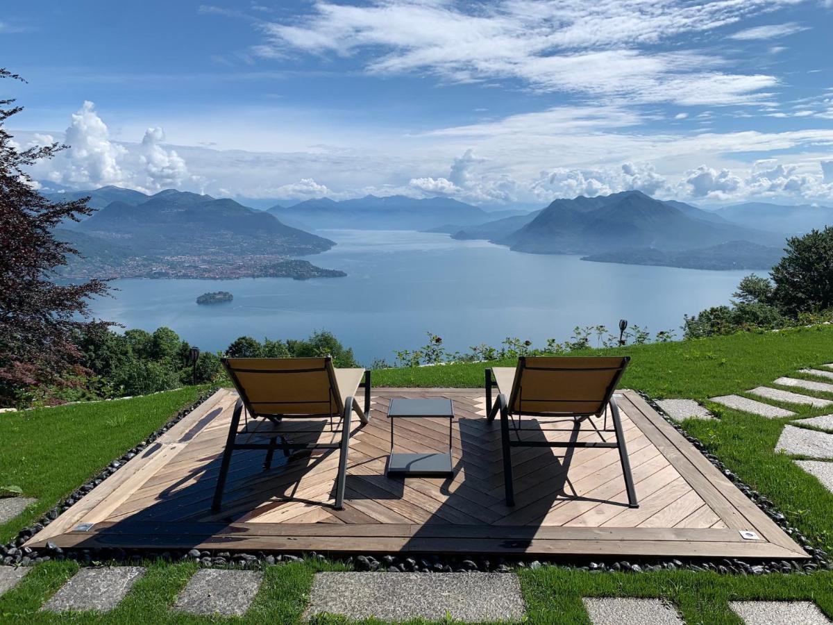 Private Luxury Spa & Silence Retreat With Spectacular View Over The Lake Maggiore Stresa Eksteriør bilde