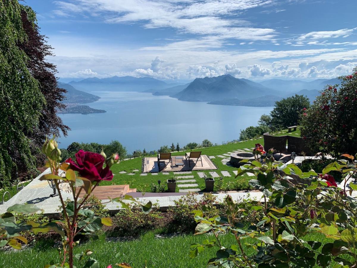 Private Luxury Spa & Silence Retreat With Spectacular View Over The Lake Maggiore Stresa Eksteriør bilde